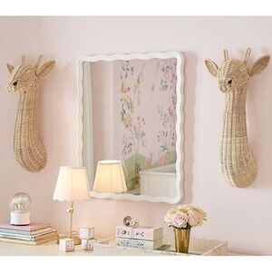 Pottery Barn Kids x AERIN Rattan Giraffe Wall Decor